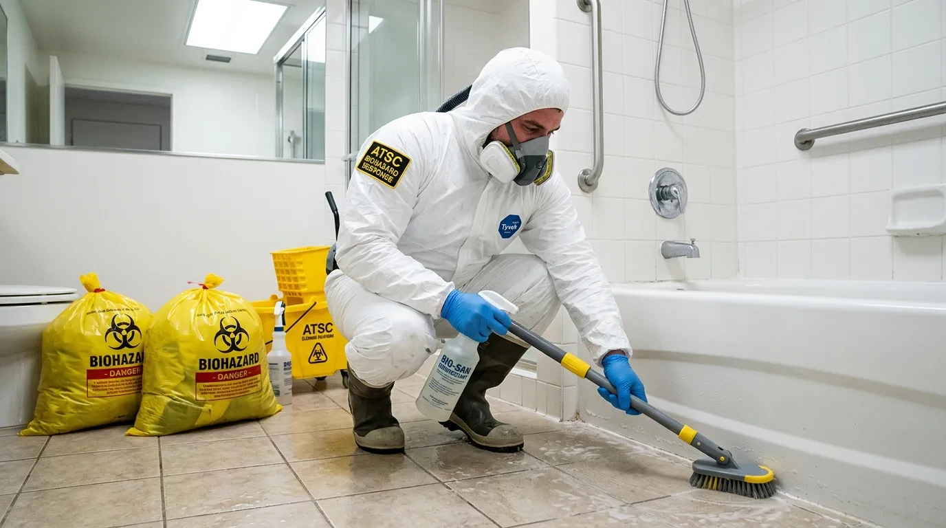 Decontamination equipment deployed for Blood Cleanup in Chardon